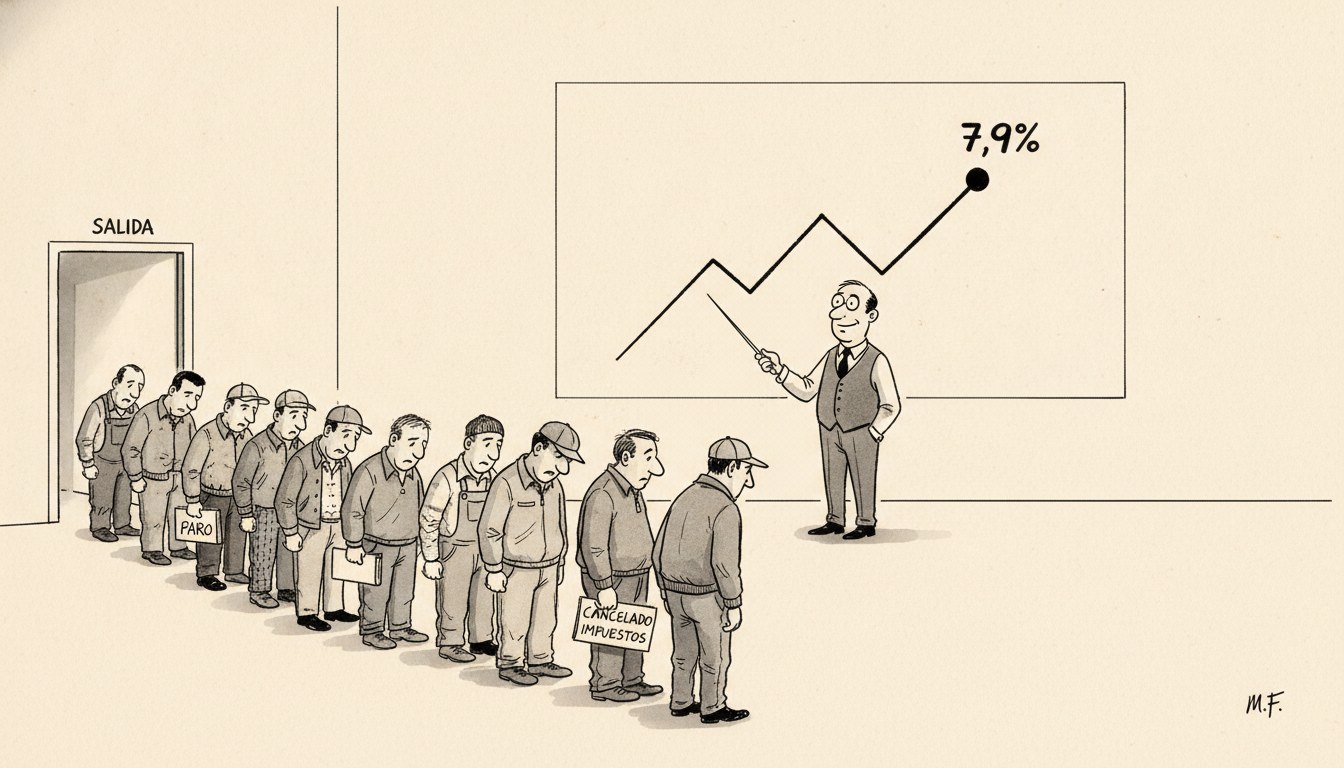 Desempleo al 7,9% y el costo invisible del ajuste en el mercado laboral