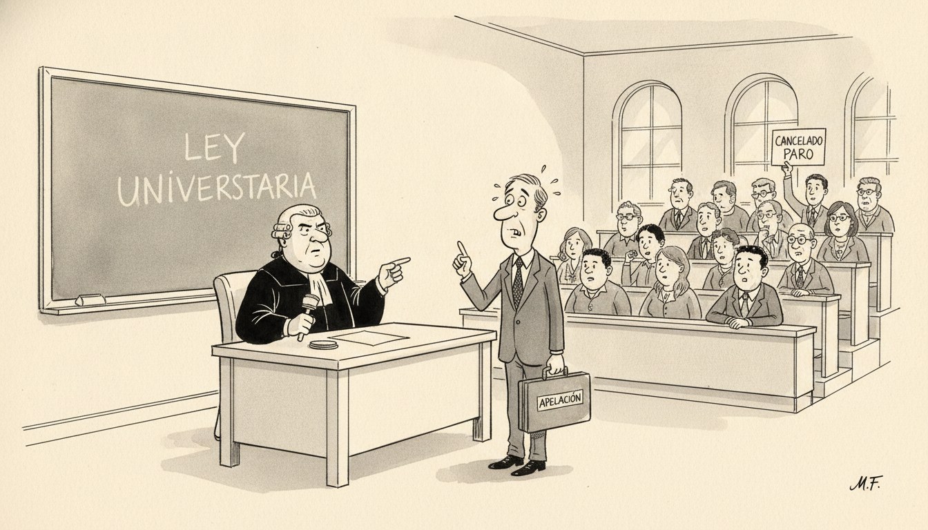 La Justicia ordena cumplir la ley universitaria y el Gobierno apela