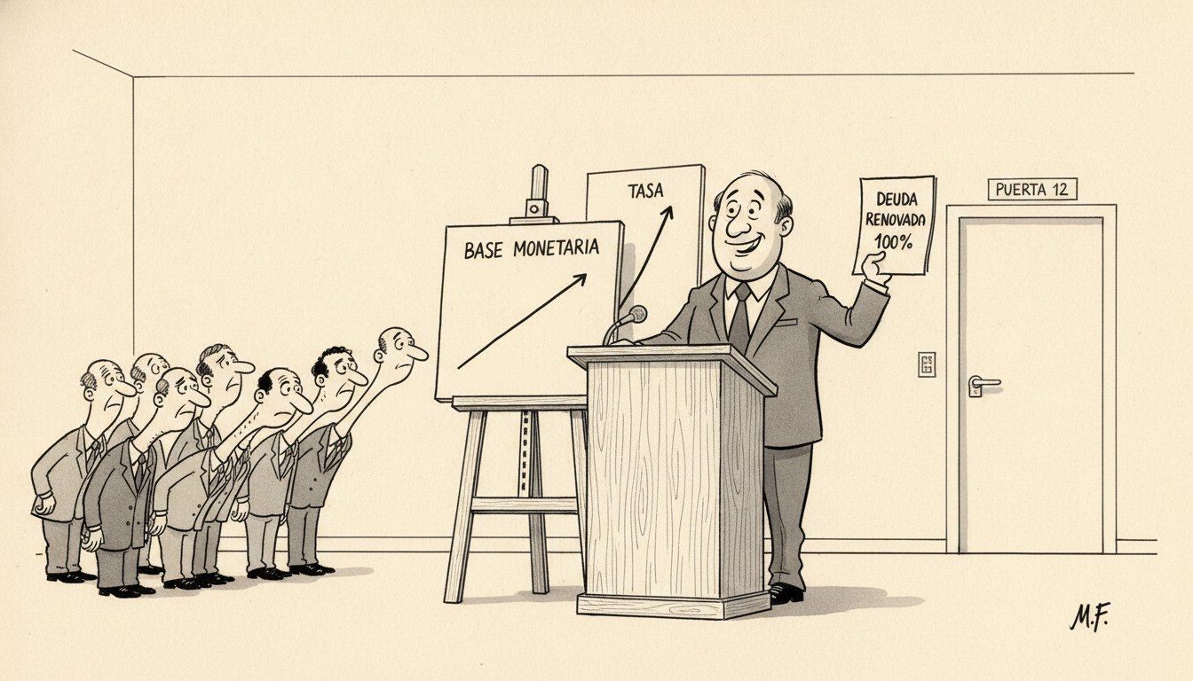 El Tesoro renueva toda la deuda en pesos y no expande la base monetaria