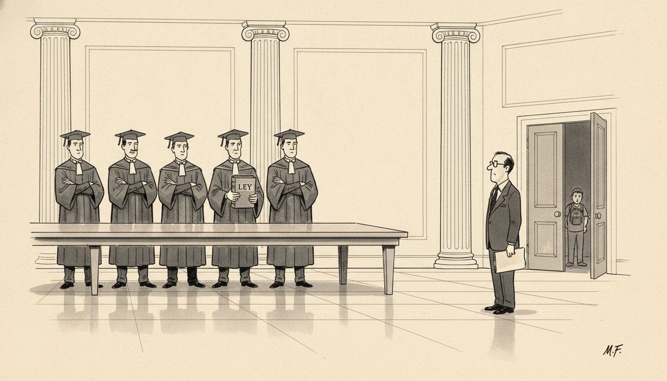 Mientras los rectores cierran filas invocando la ley, el único que paga la cuenta mira la discusión desde la puerta.