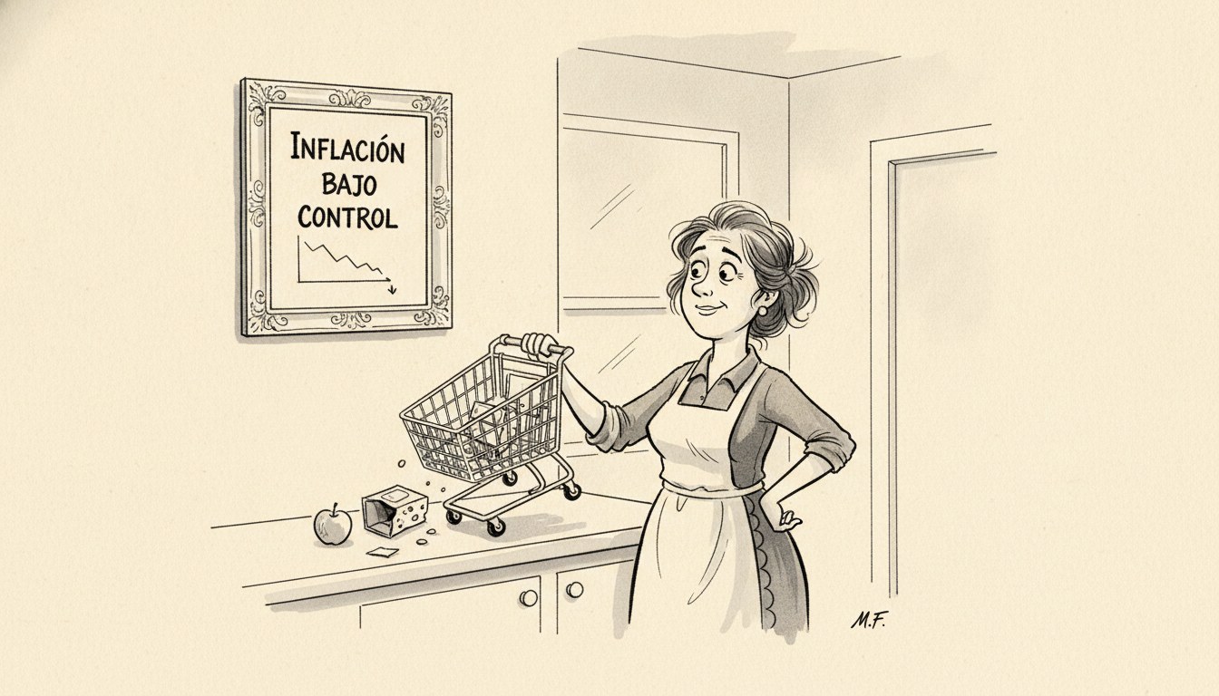 La inflación bajó, dicen. El changuito, no se enteró.
